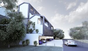 projekt bytového domu Devín