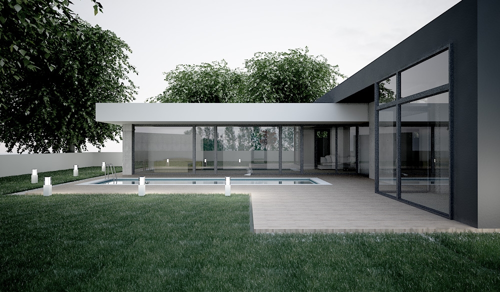 moderný bungalov