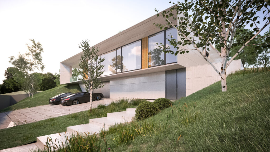 dom vo svahu projekt domu vo svahu Banská Bystrica