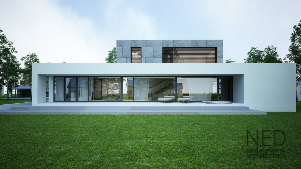 ikonický projekt domu minimal house plan design