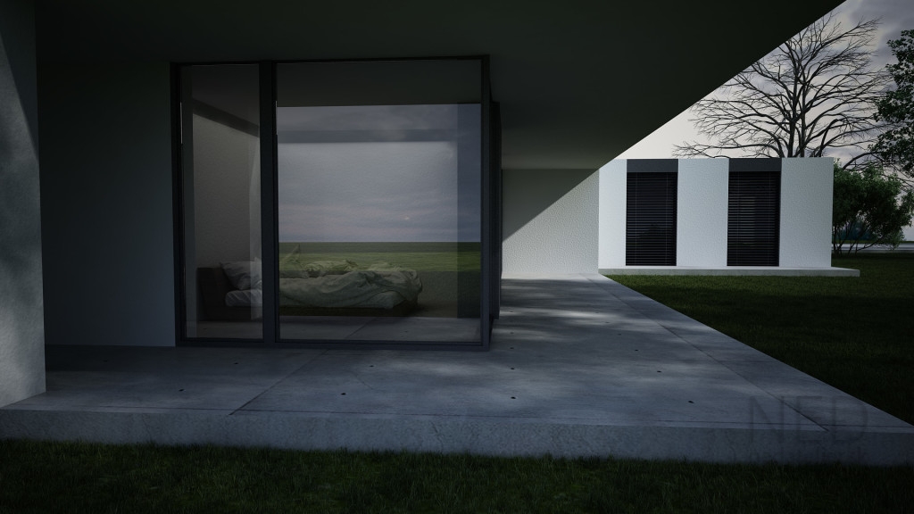 kastlíky na exterierové žaluzie moderný projekt so žalúziami