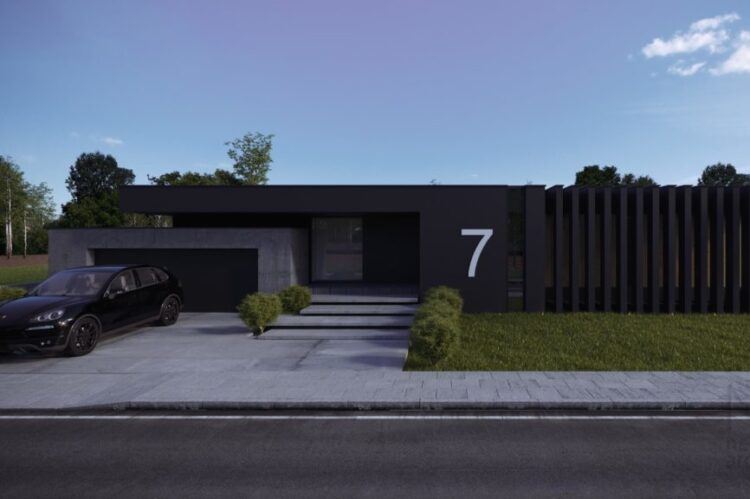 moderný rodinný dom projekt