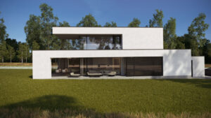 projekt moderného rodinného domu