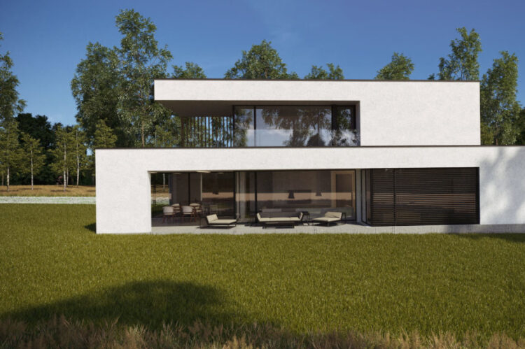 projekt moderného rodinného domu