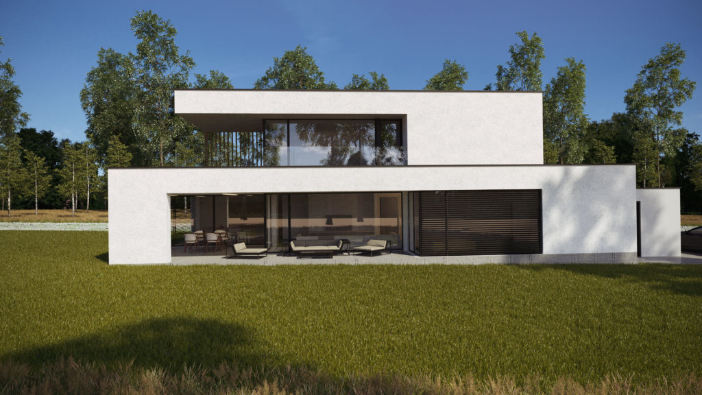 moderný dom projekt moderného rodinného domu