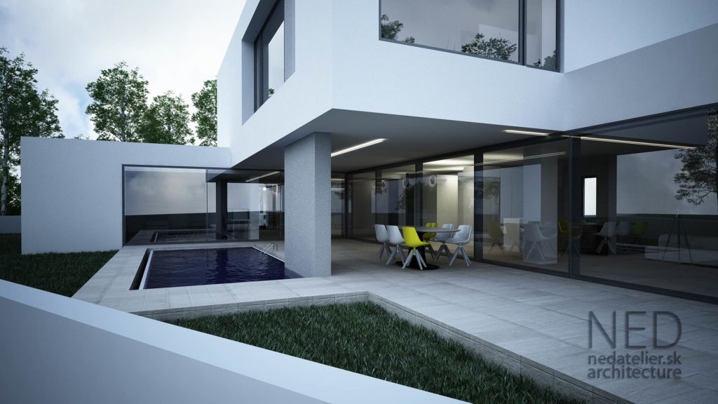 moderný poschodový dom projekt domu na mieru