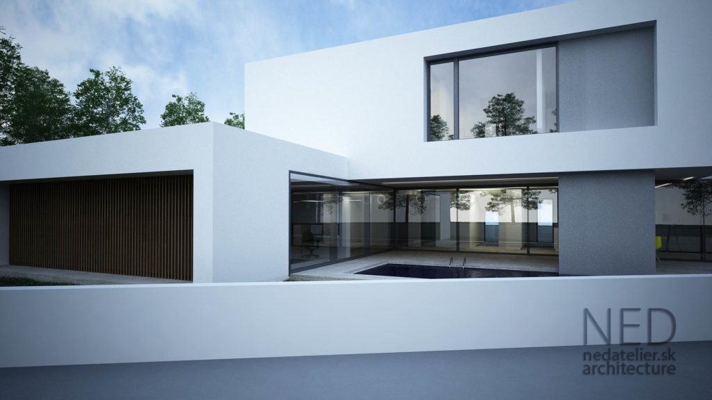 plochá strecha na modernom dome good architect