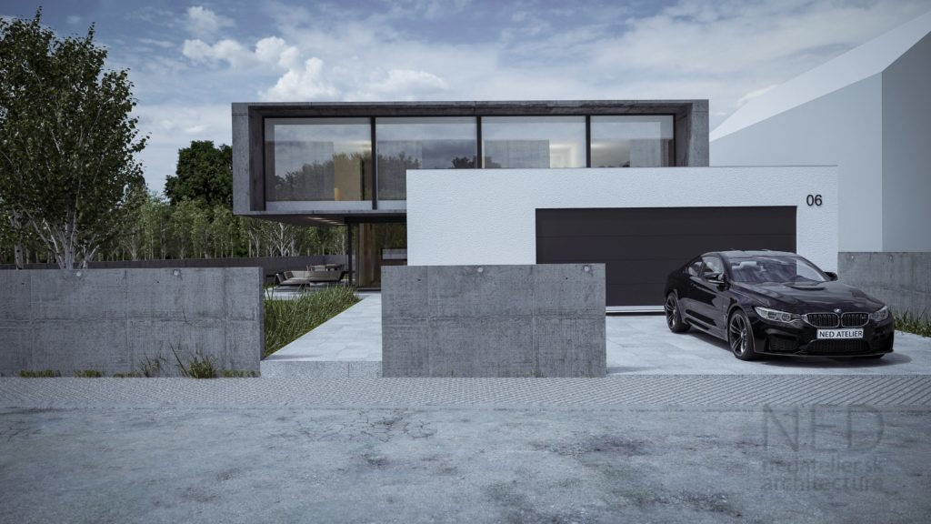 projekt moderného domu projekt domu v Lamači Ba