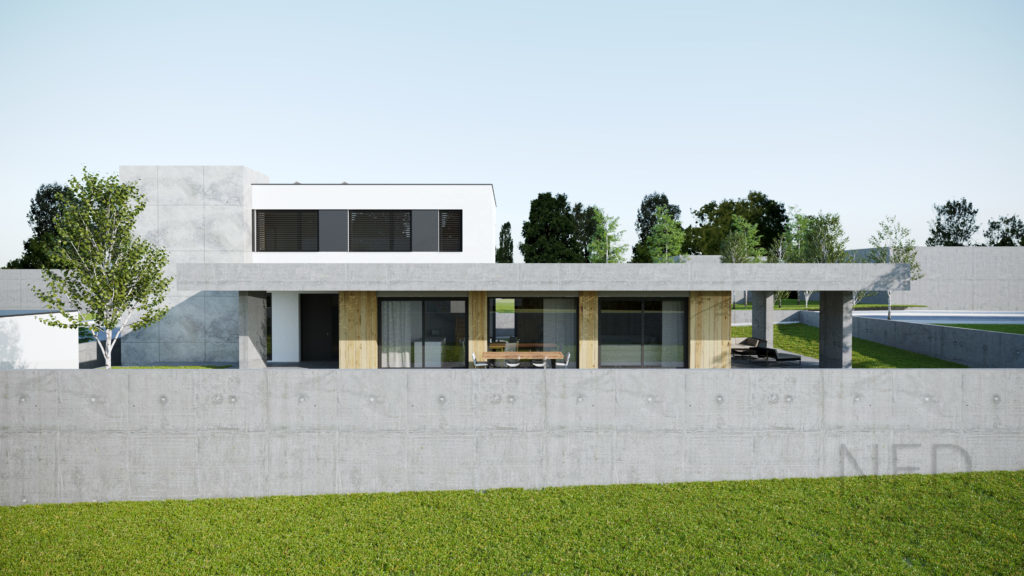 projekt modernej novostavby domy stavby projekty