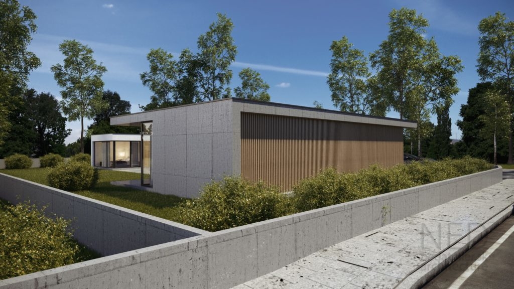 rodinný dom projekt rodinného domu s betónom