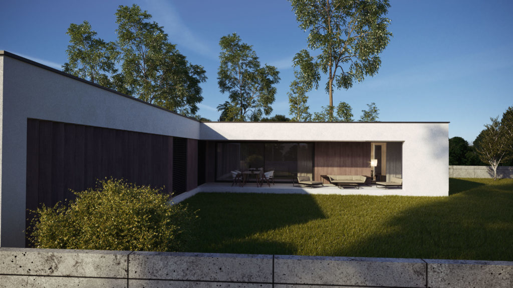 terasa rodinného domu moderná architektúra rodinných domov