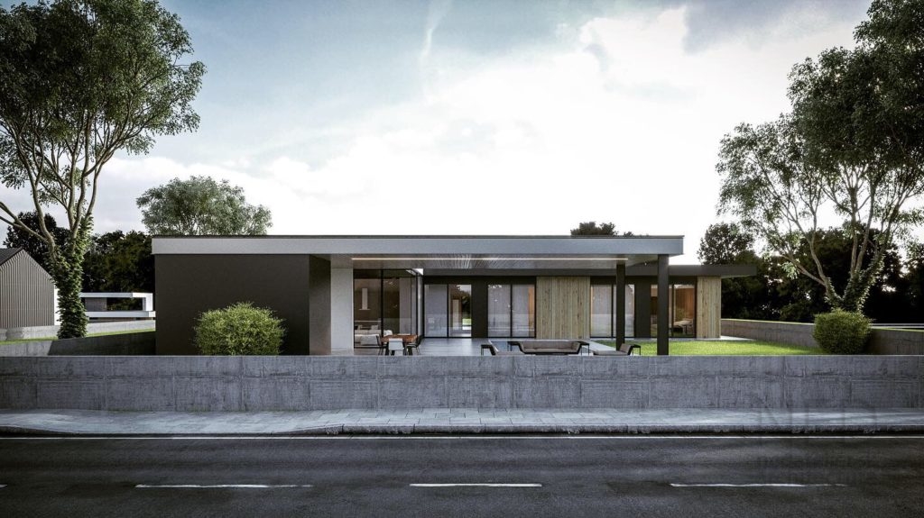 záhrada rodinného domu výnimočný dom projekt