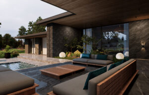 bungalov terasa s bazenom bungalovy